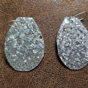 Silver Sparkle Earrings
